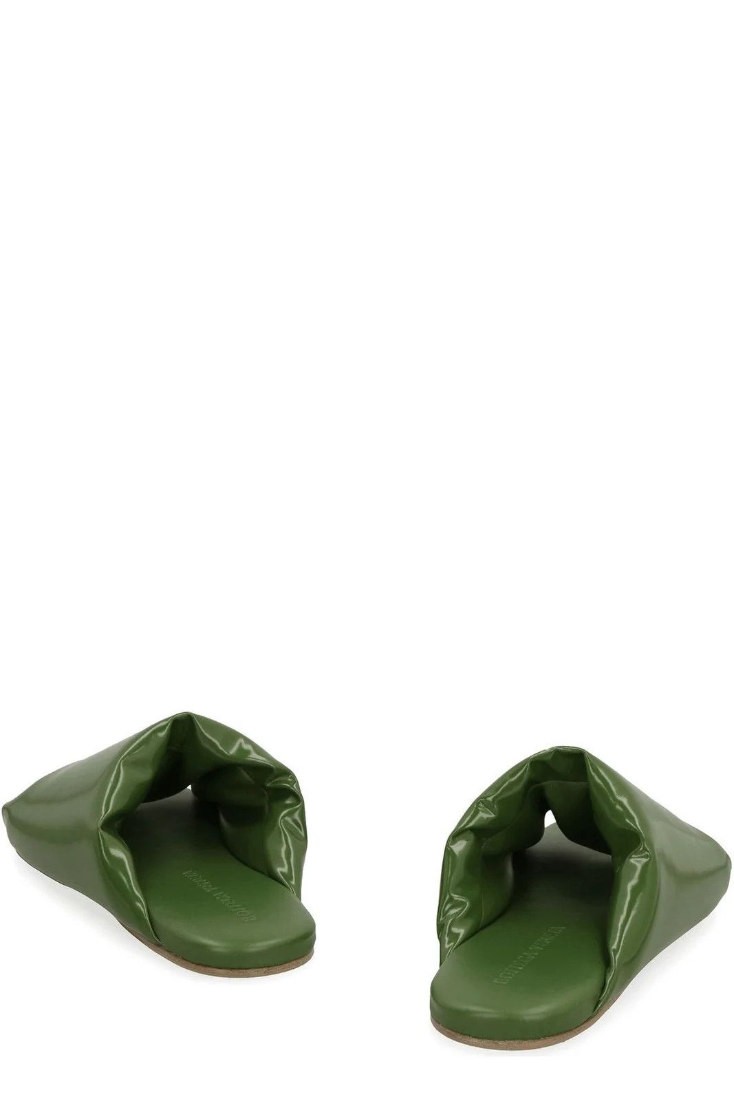 Bottega Veneta $1.9K VALUE Cushion Mule in Dark Green Size US 6 / EU 39 - 2 Thumbnail
