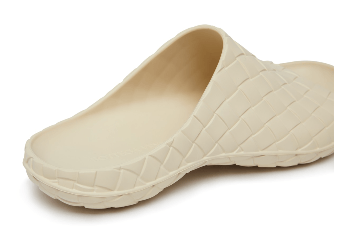 Bottega Veneta $1.1K VALUE Beebee Slide Rubber Sandals in Creme Size US 9 / EU 42 - 2 Thumbnail