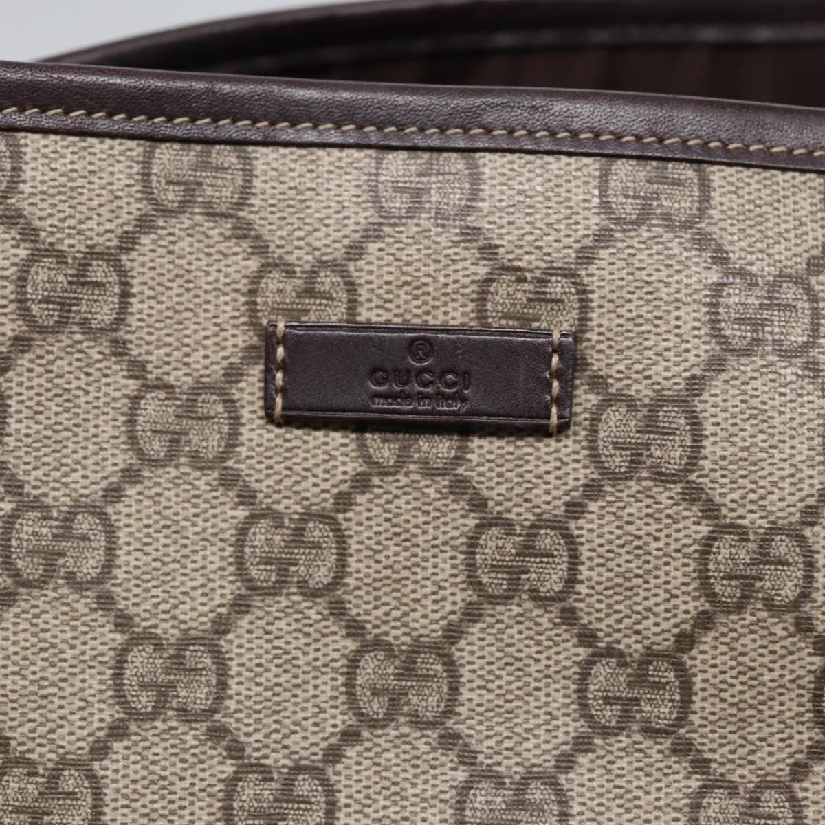 Gucci Gg Canvas Beige Canvas Tote Bag (Pre-Owned) Size ONE SIZE - 11 Thumbnail