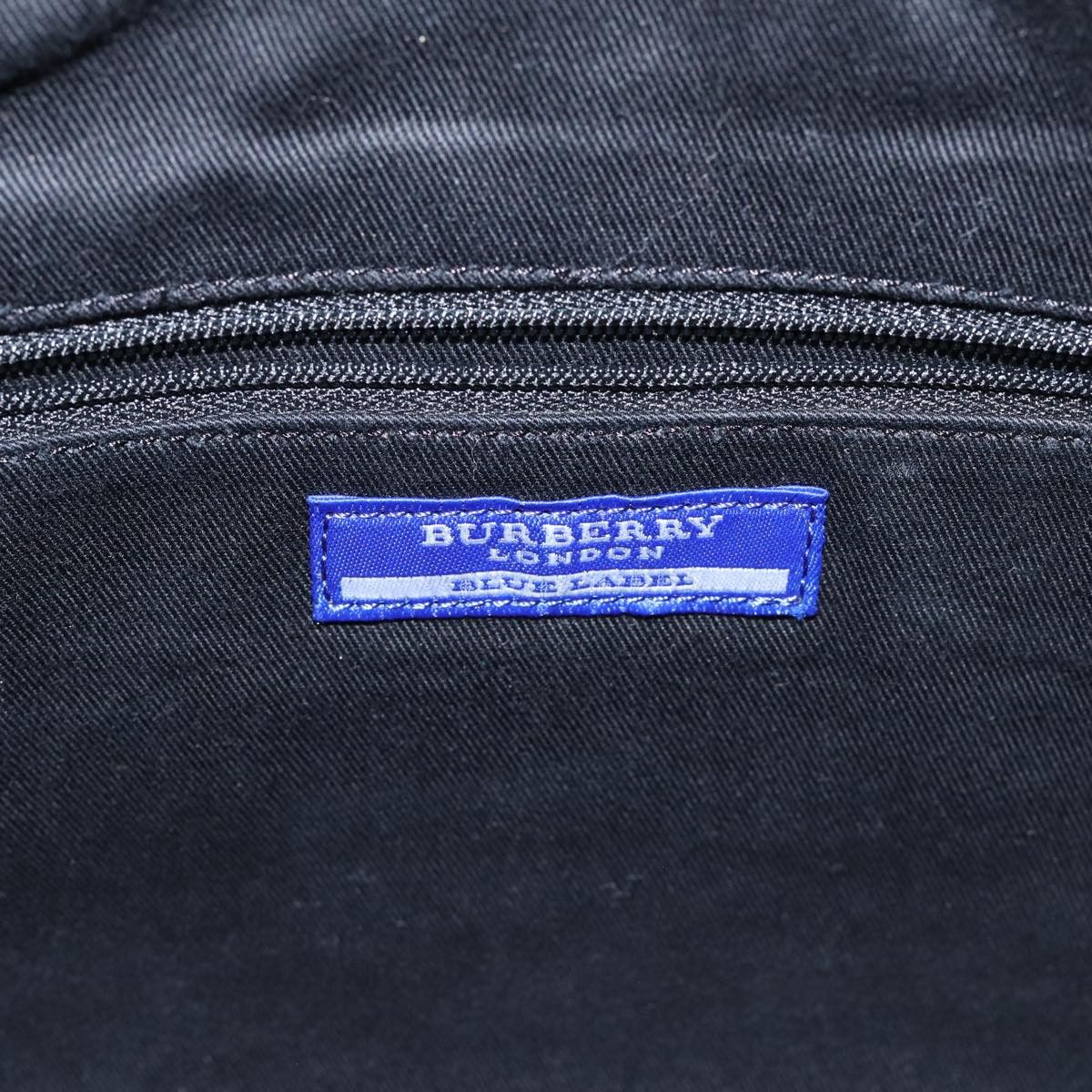 Burberry Blue Label Black Canvas Shoulder Bag (Pre-Owned) Size ONE SIZE - 8 Thumbnail