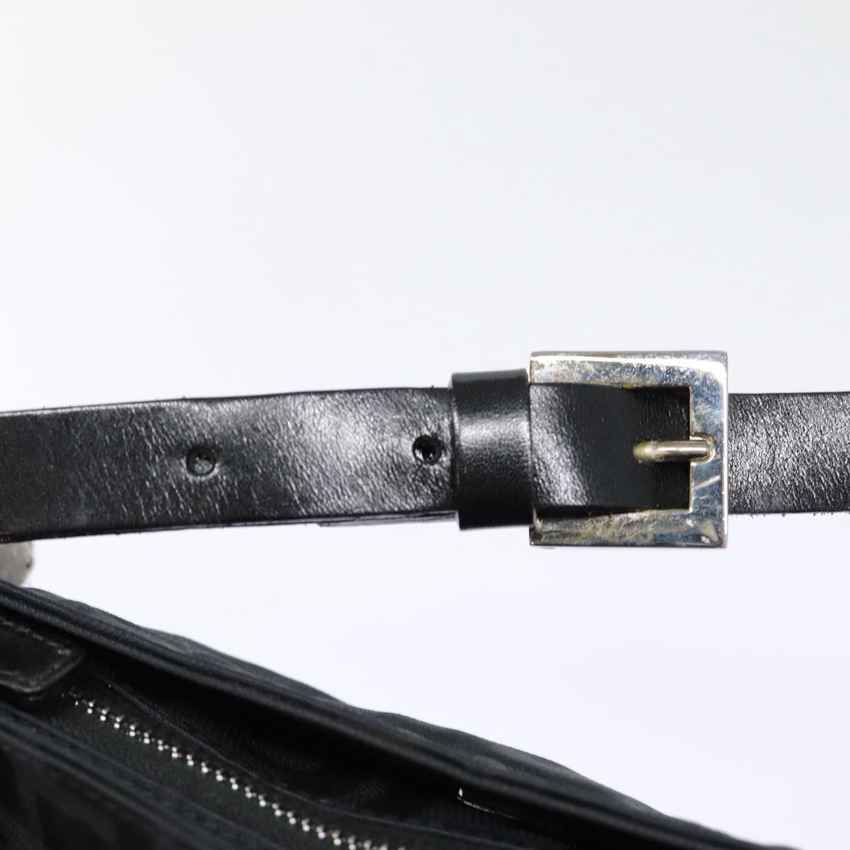 Fendi Zucca Black Canvas Shoulder Bag (Pre-Owned) Size ONE SIZE - 13 Thumbnail