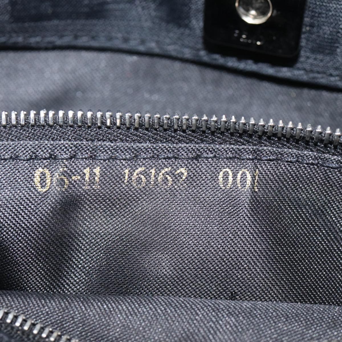 Fendi Zucca Black Canvas Shoulder Bag (Pre-Owned) Size ONE SIZE - 18 Thumbnail