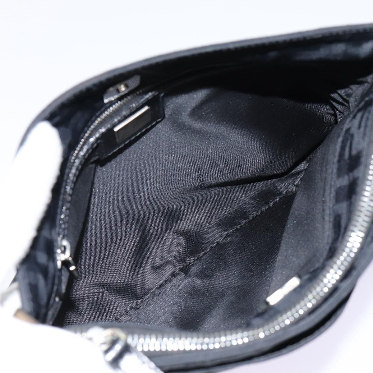Fendi Zucca Black Canvas Shoulder Bag (Pre-Owned) Size ONE SIZE - 16 Thumbnail