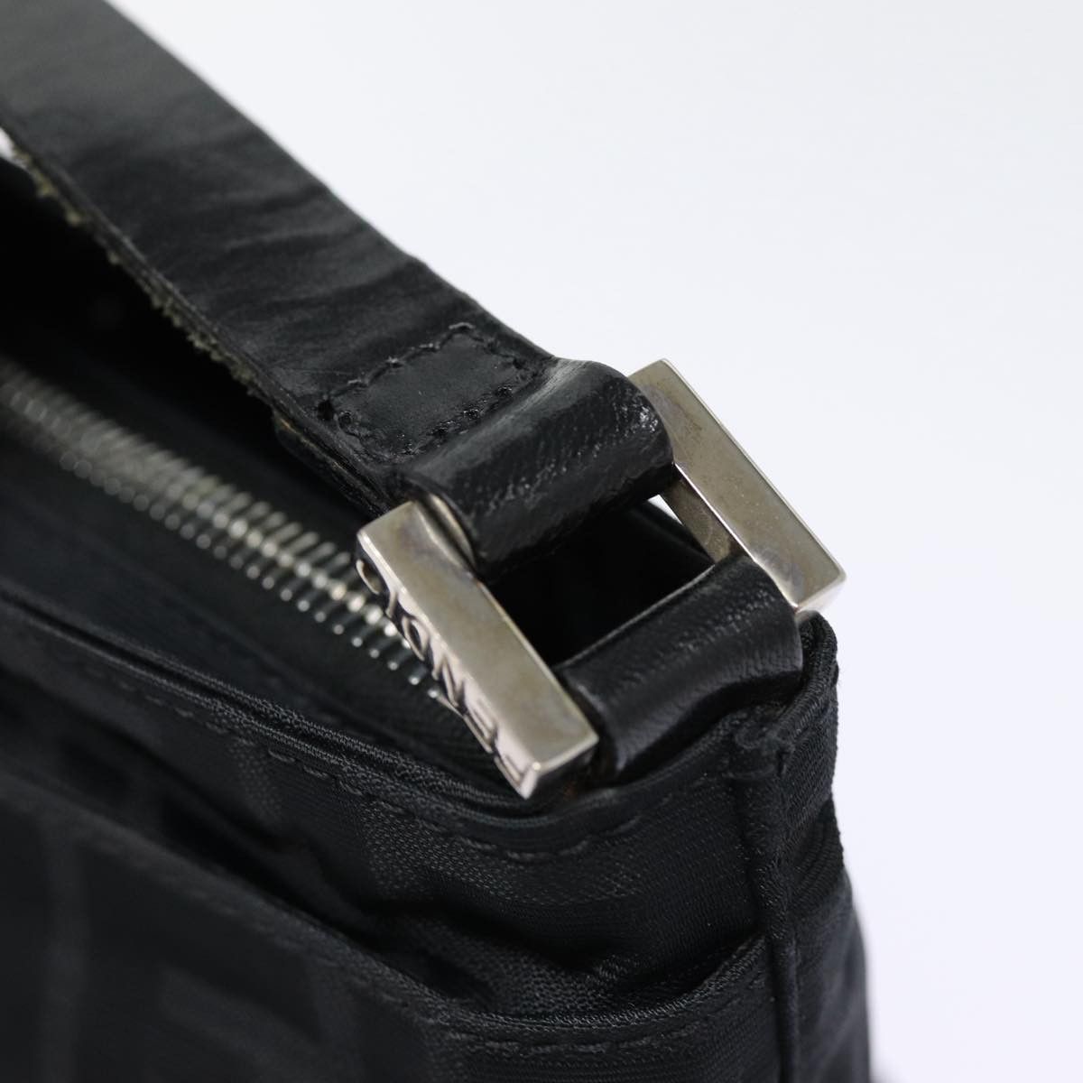Fendi Zucca Black Canvas Shoulder Bag (Pre-Owned) Size ONE SIZE - 15 Thumbnail