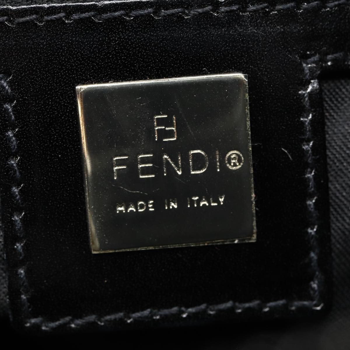 Fendi Zucca Black Canvas Shoulder Bag (Pre-Owned) Size ONE SIZE - 17 Thumbnail