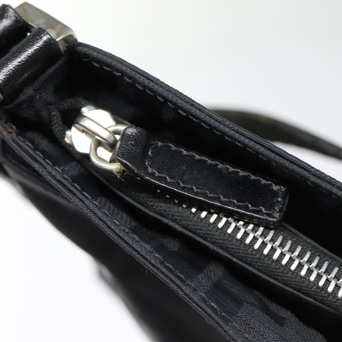 Fendi Zucca Black Canvas Shoulder Bag (Pre-Owned) Size ONE SIZE - 10 Thumbnail