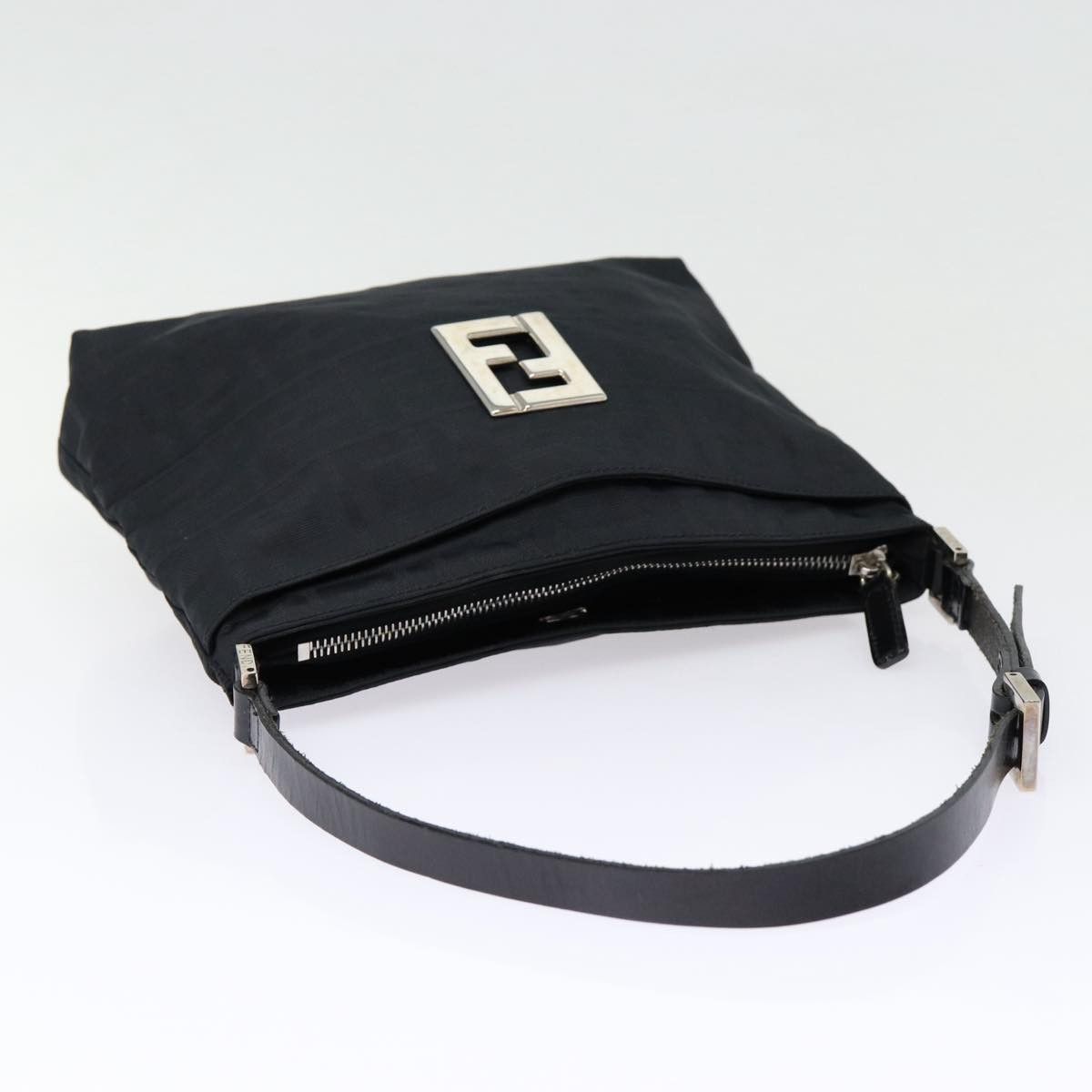 Fendi Zucca Black Canvas Shoulder Bag (Pre-Owned) Size ONE SIZE - 5 Thumbnail