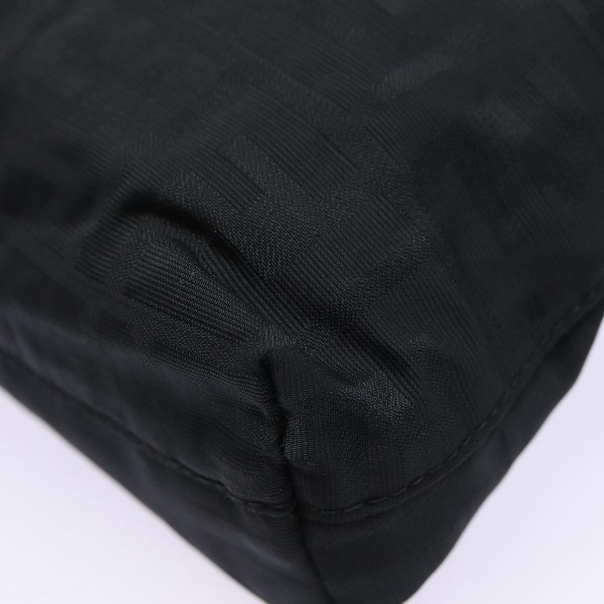 Fendi Zucca Black Canvas Shoulder Bag (Pre-Owned) Size ONE SIZE - 9 Thumbnail
