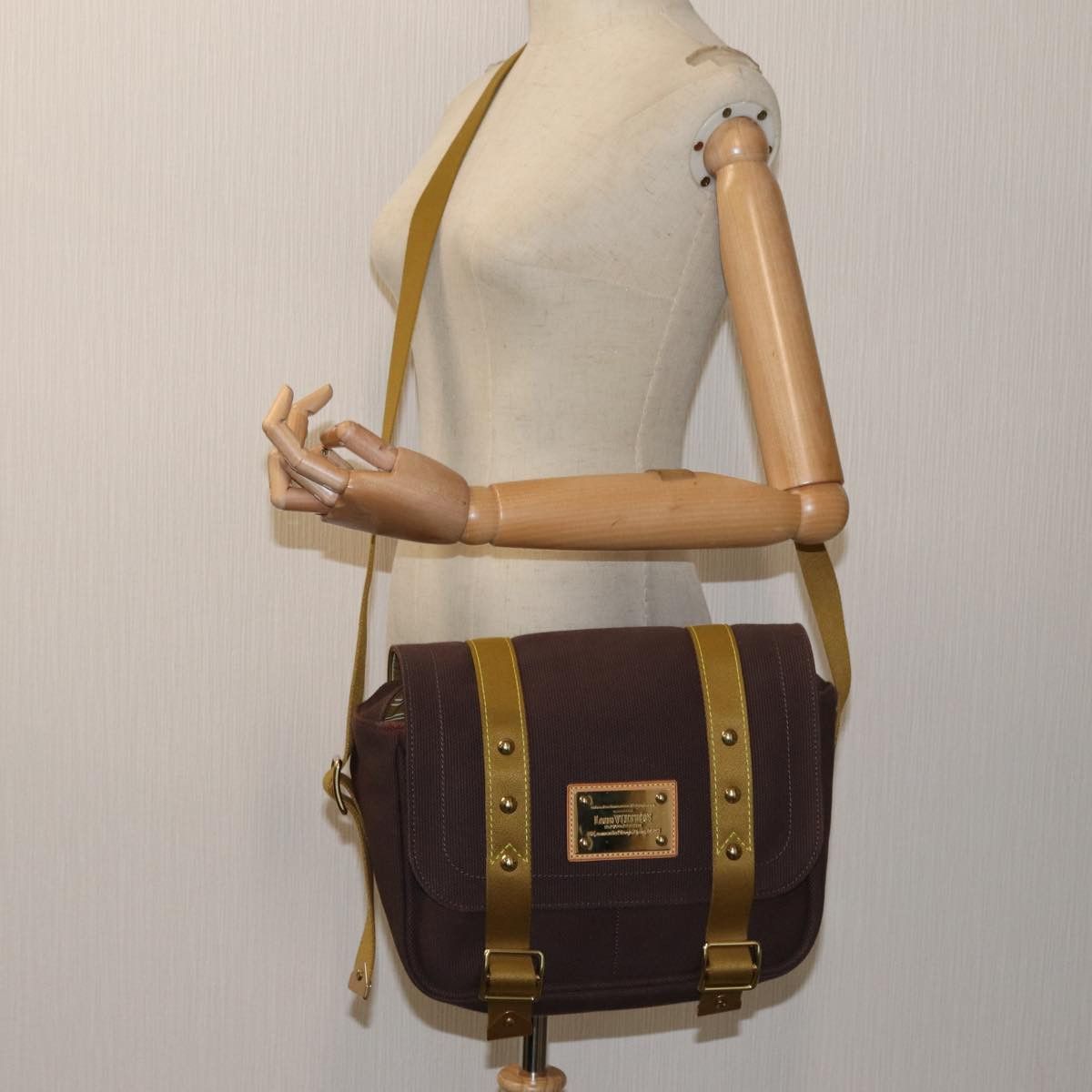Louis Vuitton Antigua Brown Canvas Shoulder Bag (Pre-Owned) Size ONE SIZE - 11 Thumbnail