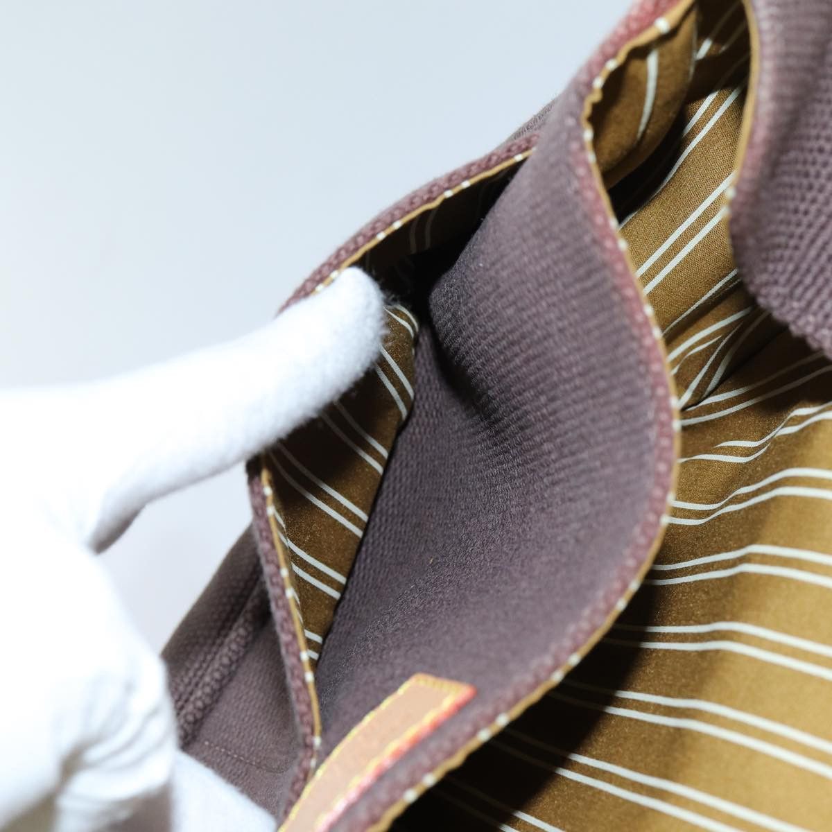 Louis Vuitton Antigua Brown Canvas Shoulder Bag (Pre-Owned) Size ONE SIZE - 17 Thumbnail