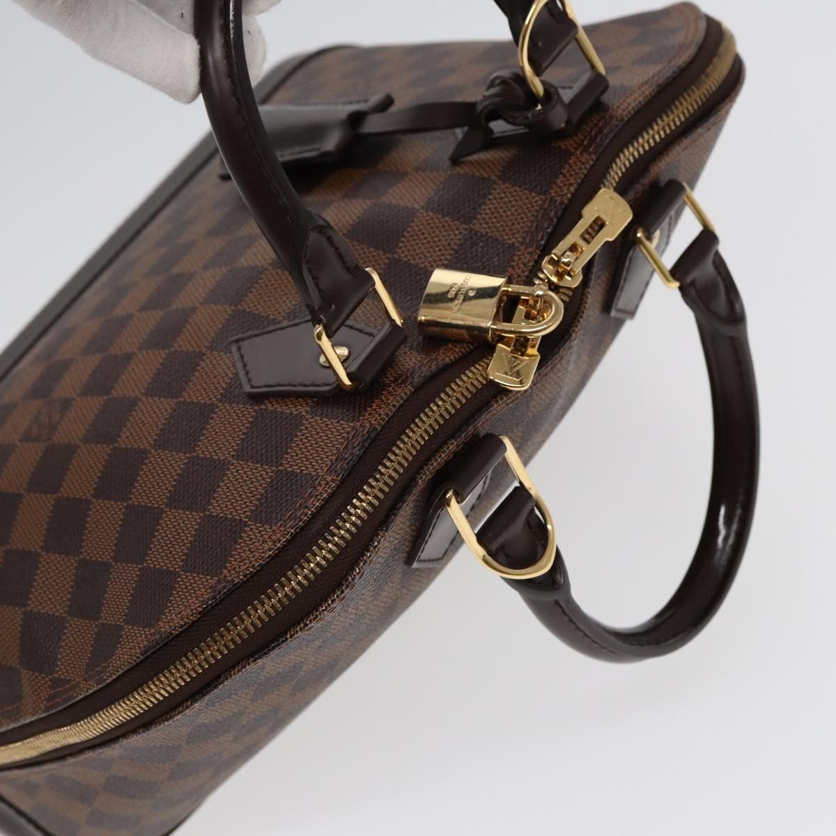 Louis Vuitton Alma Brown Canvas Handbag (Pre-Owned) Size ONE SIZE - 10 Thumbnail