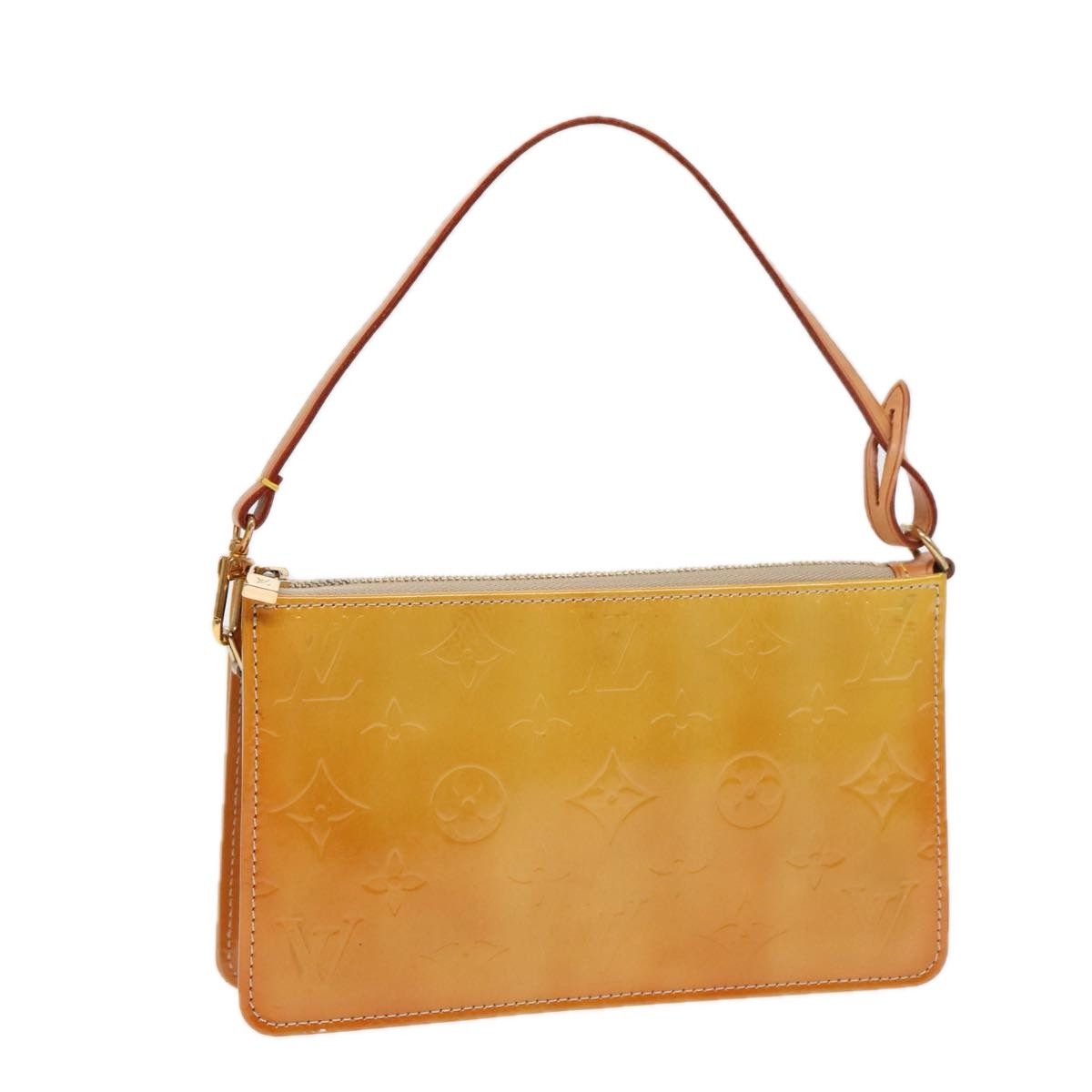 Louis Vuitton Lexington Beige Patent Leather Clutch Bag (Pre-Owned) Size ONE SIZE - 18 Thumbnail