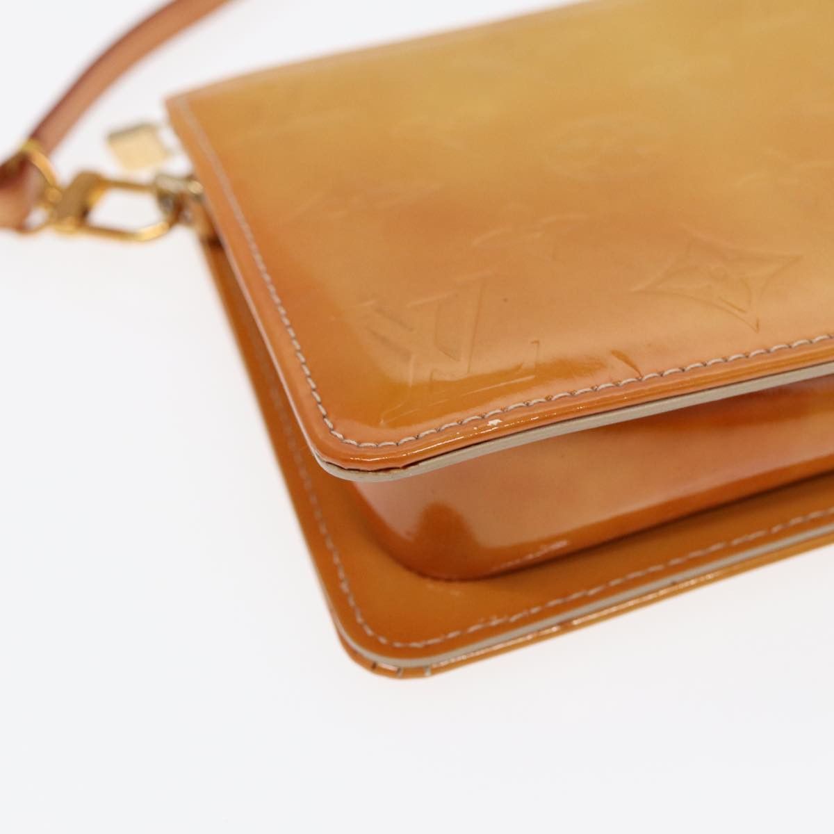 Louis Vuitton Lexington Beige Patent Leather Clutch Bag (Pre-Owned) Size ONE SIZE - 8 Thumbnail
