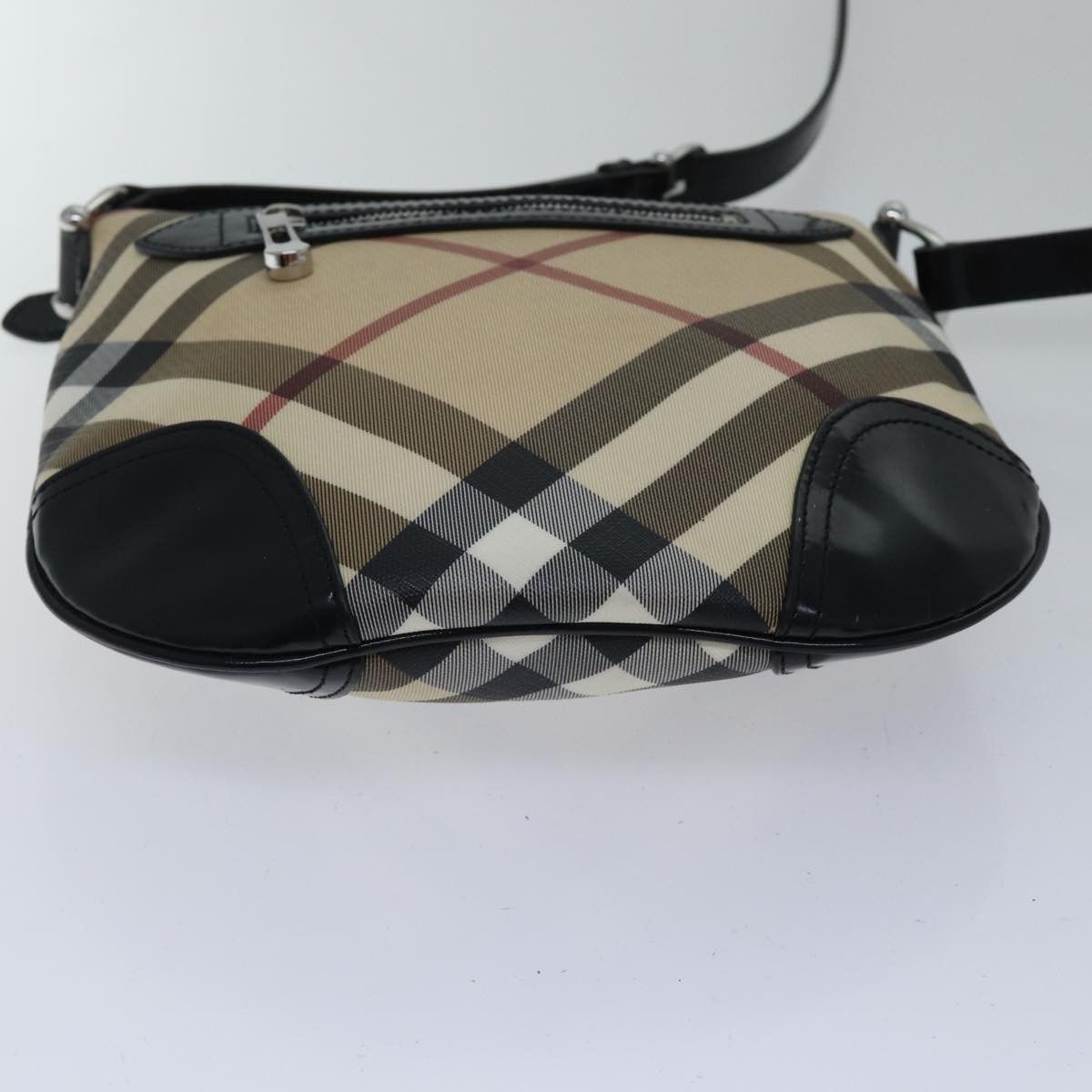 Burberry Nova Check Beige Canvas Shoulder Bag (Pre-Owned) Size ONE SIZE - 18 Thumbnail