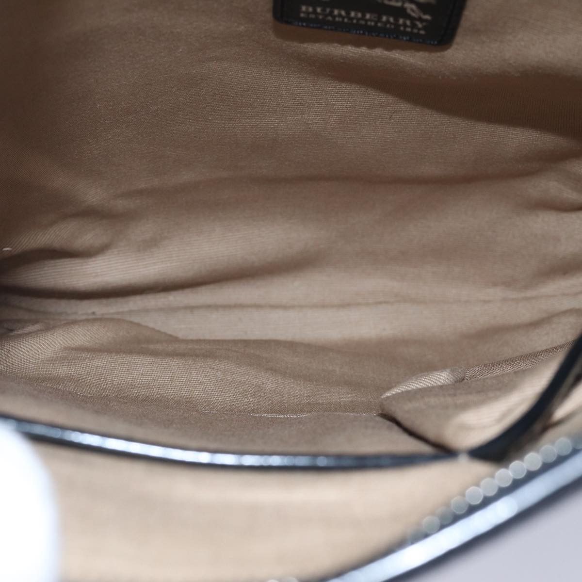 Burberry Nova Check Beige Canvas Shoulder Bag (Pre-Owned) Size ONE SIZE - 13 Thumbnail