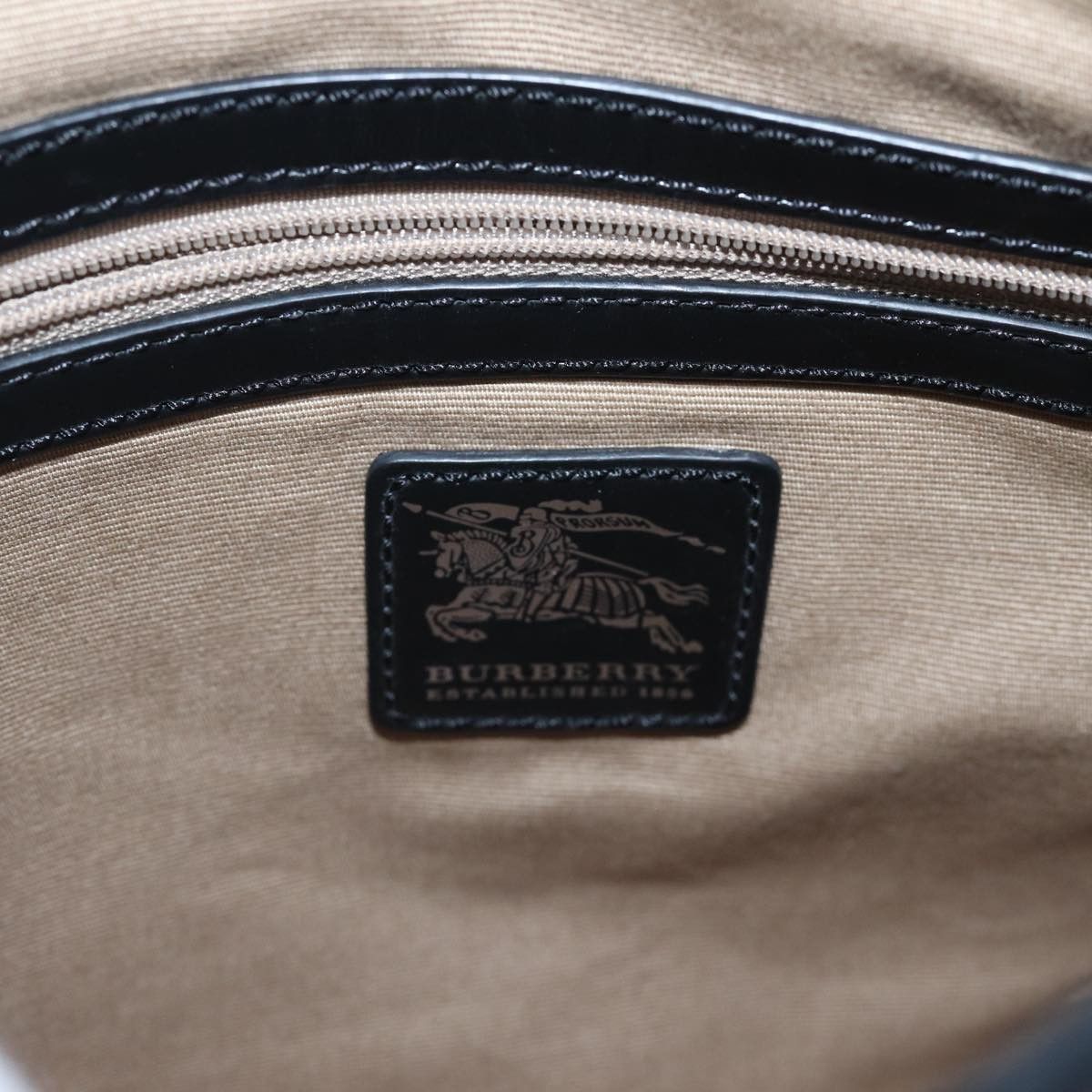 Burberry Nova Check Beige Canvas Shoulder Bag (Pre-Owned) Size ONE SIZE - 14 Thumbnail