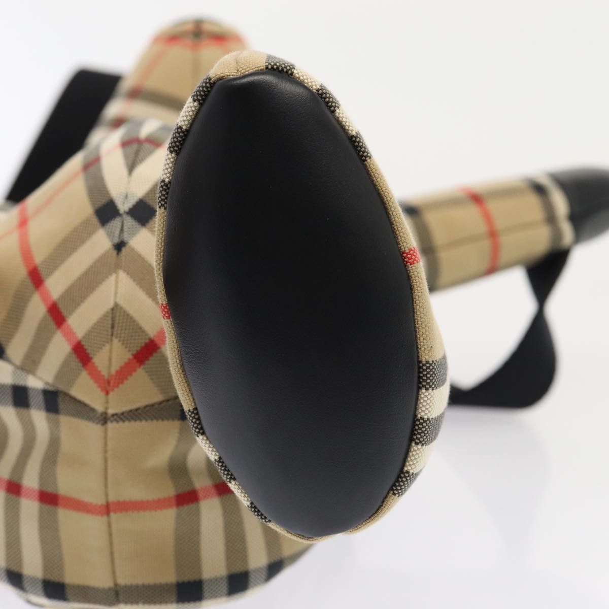 Burberry Nova Check Beige Canvas Backpack Bag (Pre-Owned) Size ONE SIZE - 9 Thumbnail