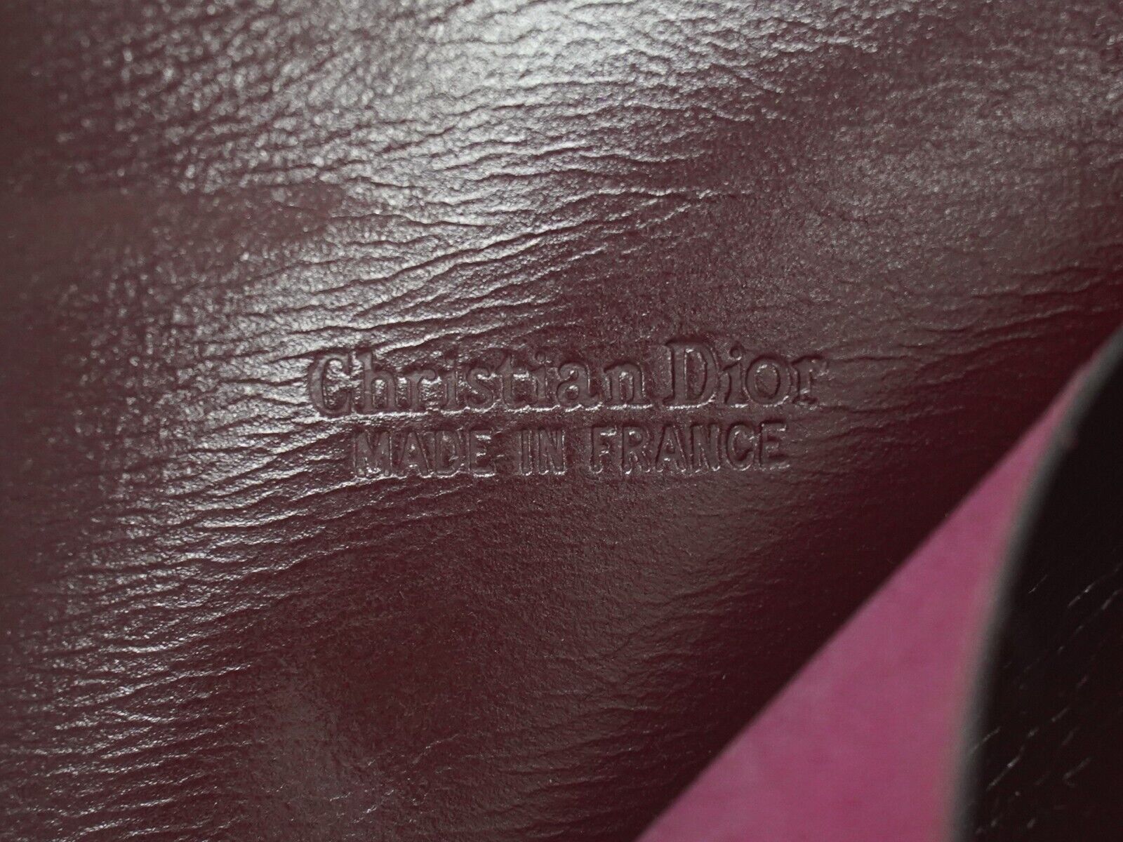 Dior Saddle Burgundy Canvas Wallet (Pre-Owned) Size ONE SIZE - 9 Thumbnail