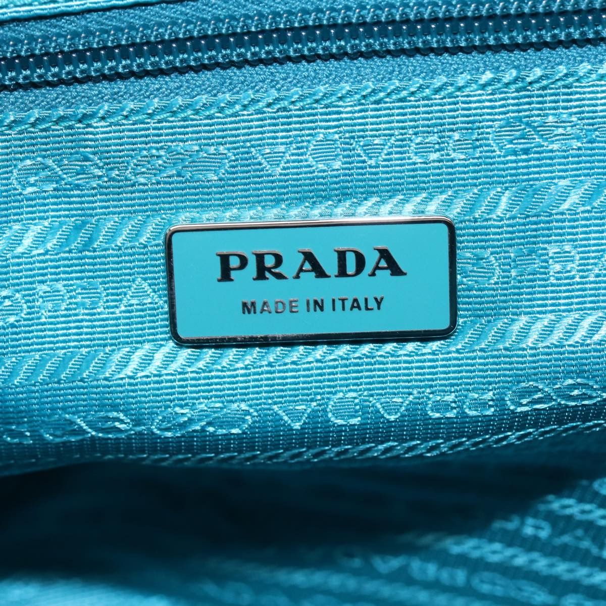 Prada Tessuto Blue Synthetic Shoulder Bag (Pre-Owned) Size ONE SIZE - 9 Thumbnail