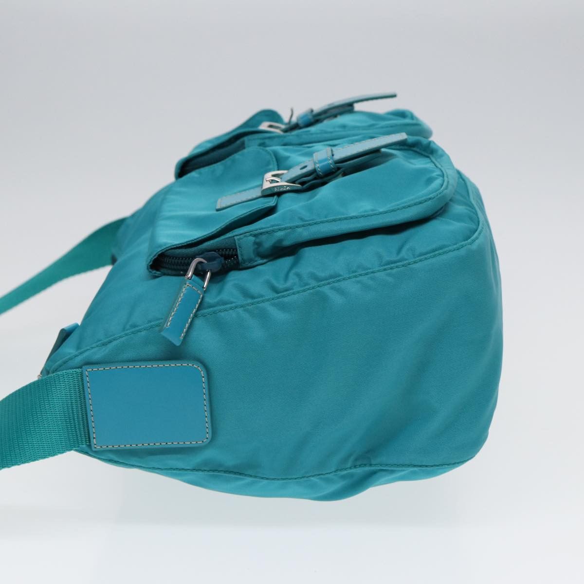 Prada Tessuto Blue Synthetic Shoulder Bag (Pre-Owned) Size ONE SIZE - 3 Thumbnail