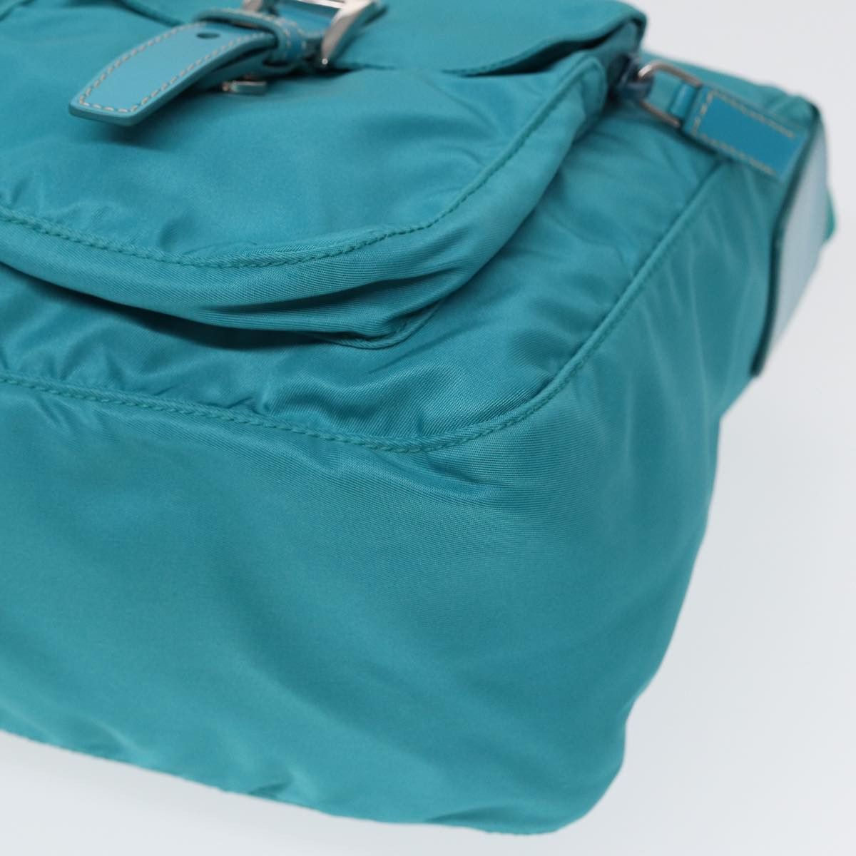 Prada Tessuto Blue Synthetic Shoulder Bag (Pre-Owned) Size ONE SIZE - 5 Thumbnail