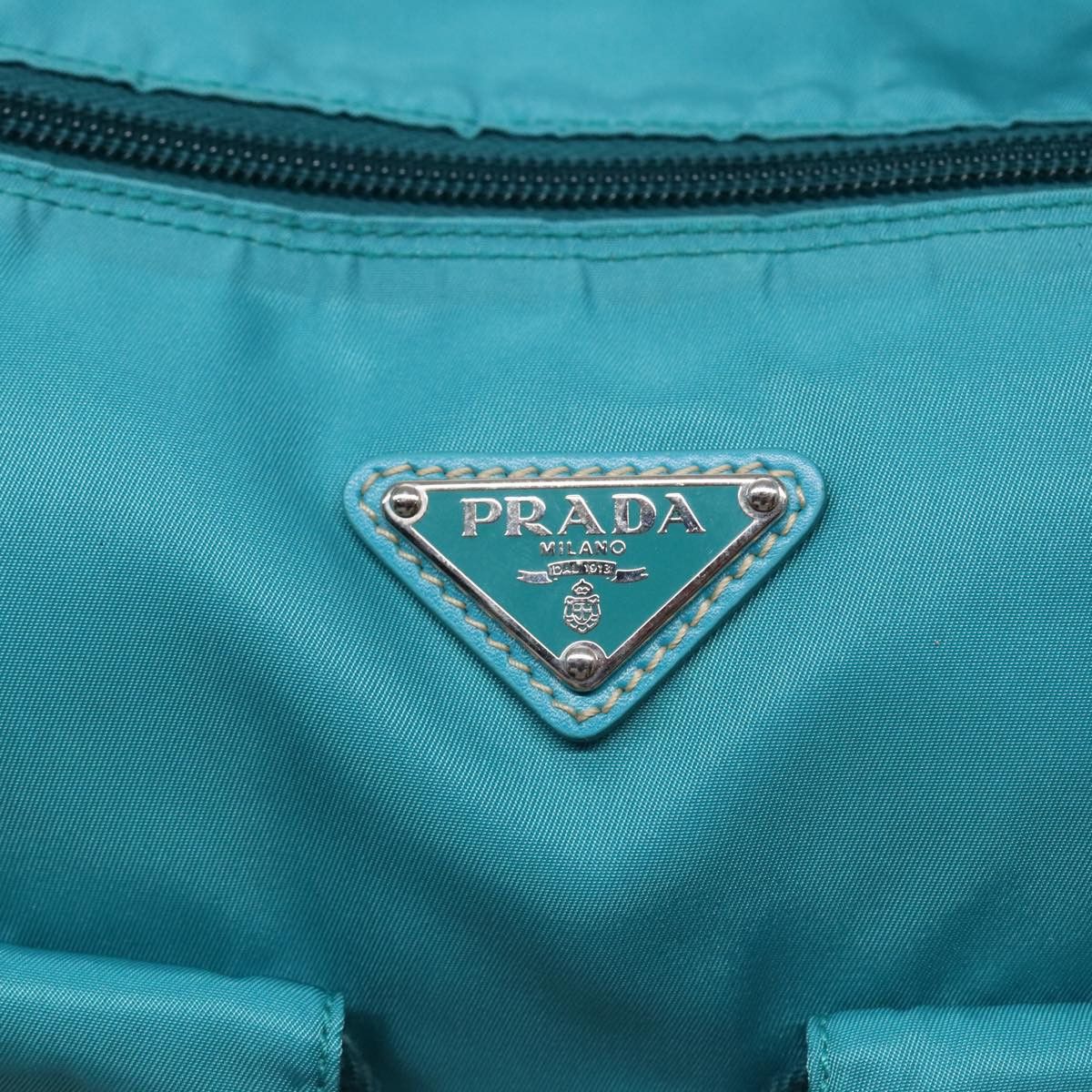 Prada Tessuto Blue Synthetic Shoulder Bag (Pre-Owned) Size ONE SIZE - 11 Thumbnail