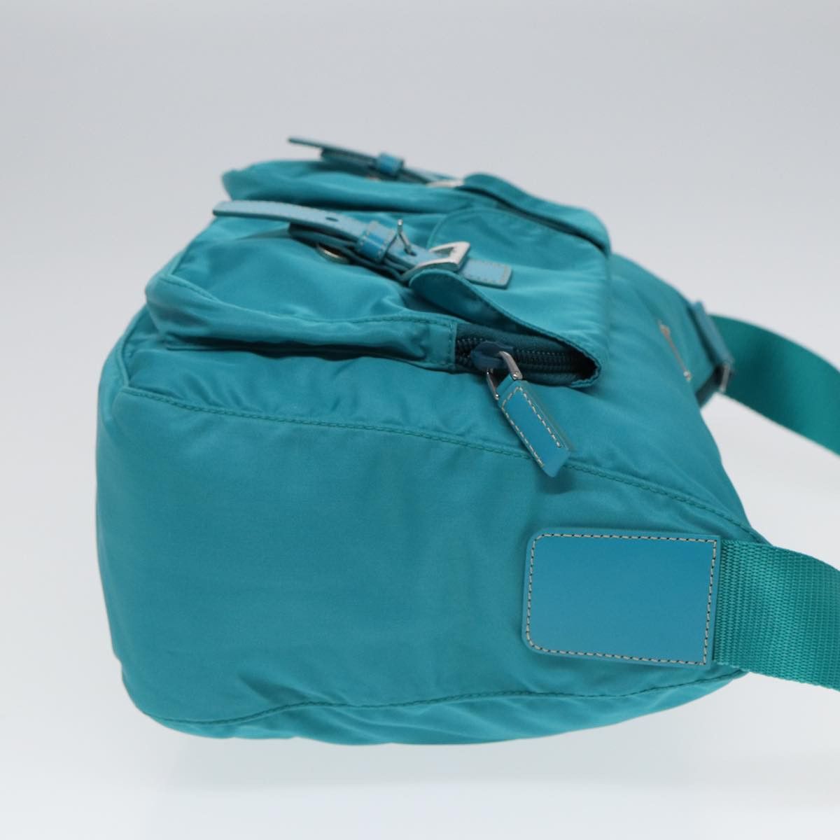 Prada Tessuto Blue Synthetic Shoulder Bag (Pre-Owned) Size ONE SIZE - 17 Thumbnail