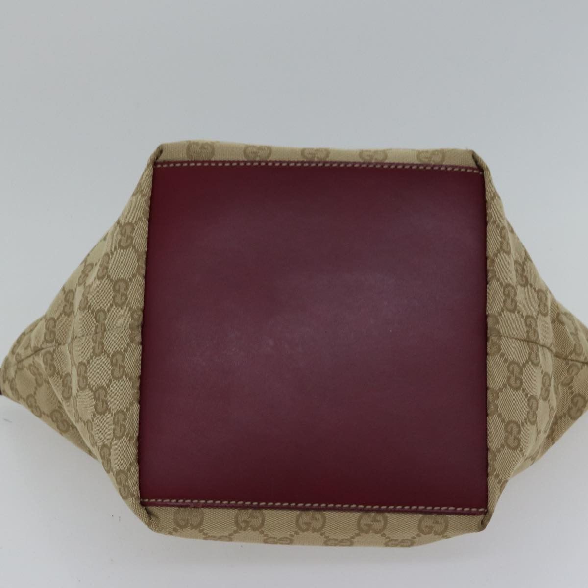 Gucci Sherry Beige Canvas Shoulder Bag (Pre-Owned) Size ONE SIZE - 16 Thumbnail