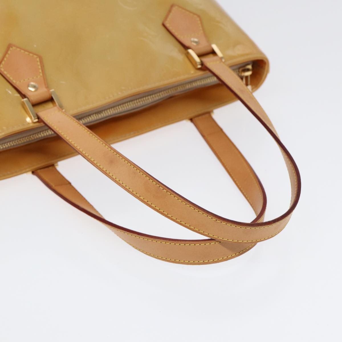 Louis Vuitton Houston Beige Patent Leather Handbag (Pre-Owned) Size ONE SIZE - 5 Thumbnail