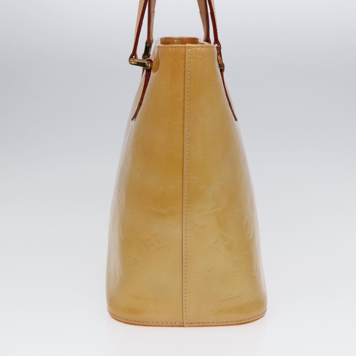 Louis Vuitton Houston Beige Patent Leather Handbag (Pre-Owned) Size ONE SIZE - 4 Thumbnail