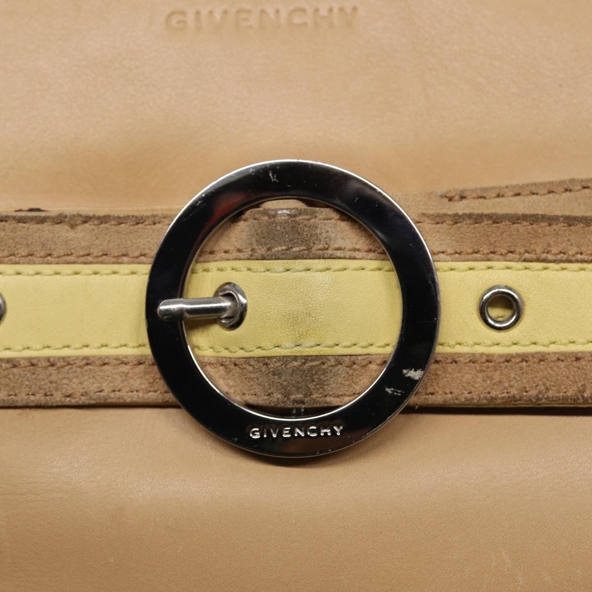 Givenchy Beige Leather Handbag (Pre-Owned) Size ONE SIZE - 12 Thumbnail