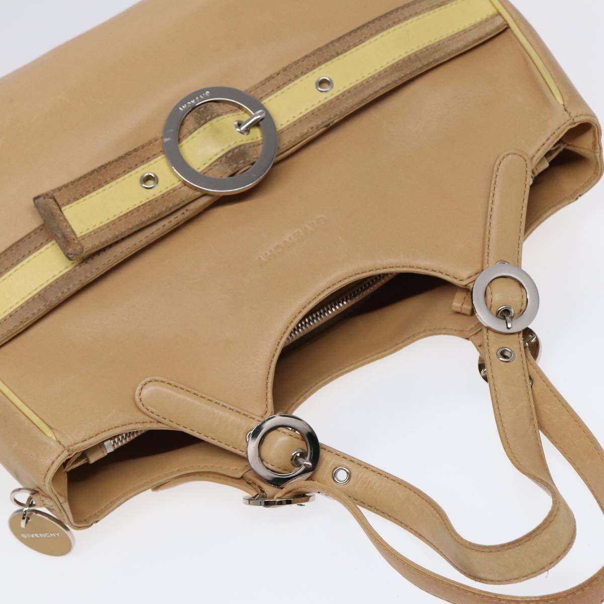 Givenchy Beige Leather Handbag (Pre-Owned) Size ONE SIZE - 5 Thumbnail
