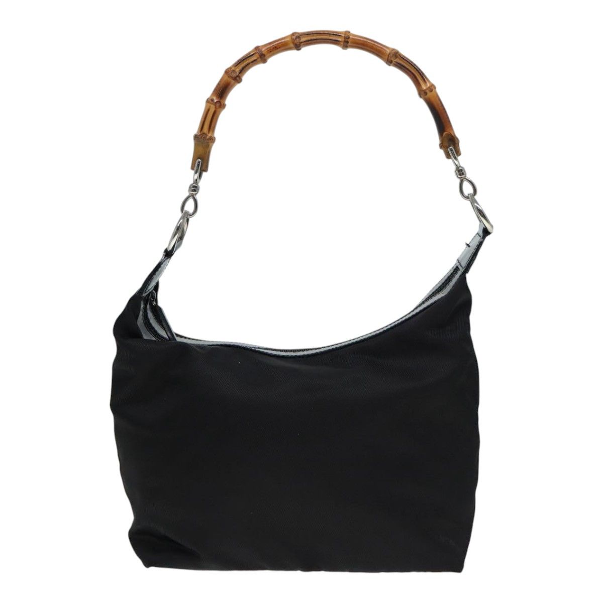Gucci Bamboo Black Synthetic Shoulder Bag (Pre-Owned) Size ONE SIZE - 19 Thumbnail