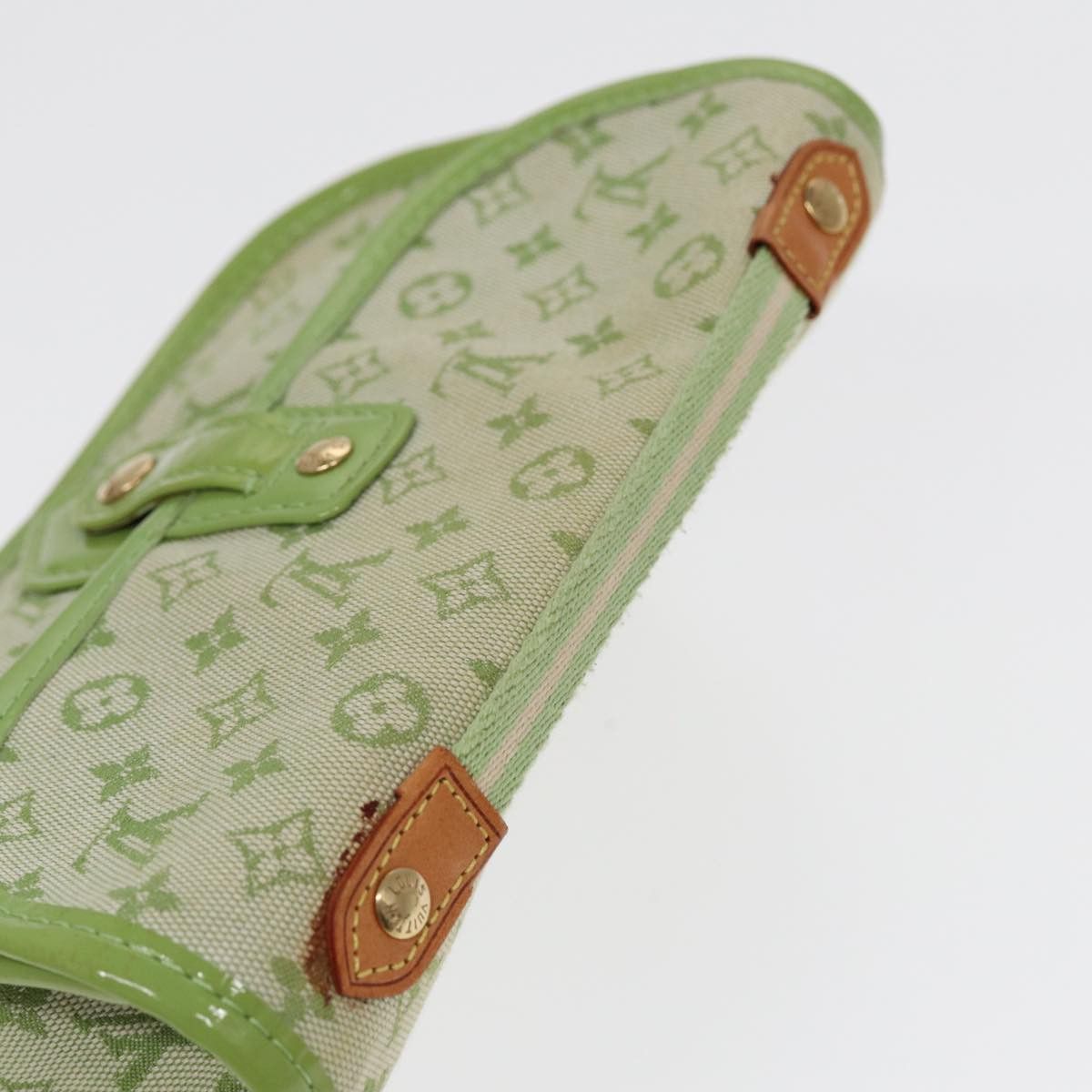Louis Vuitton Marie Green Canvas Clutch Bag (Pre-Owned) Size ONE SIZE - 5 Thumbnail