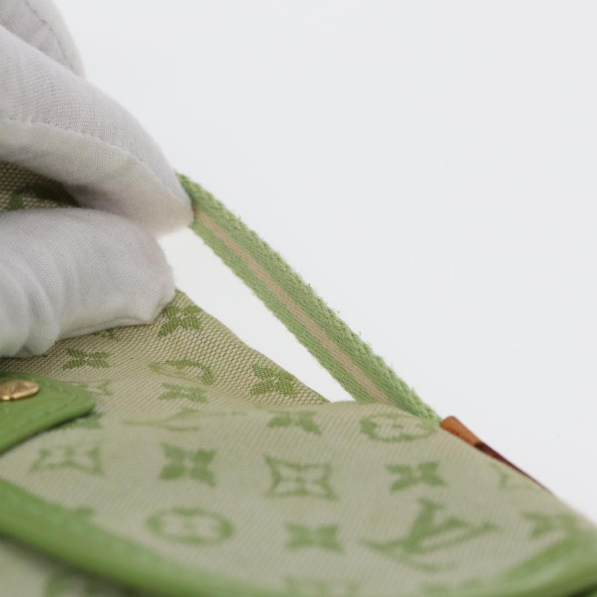 Louis Vuitton Marie Green Canvas Clutch Bag (Pre-Owned) Size ONE SIZE - 19 Thumbnail