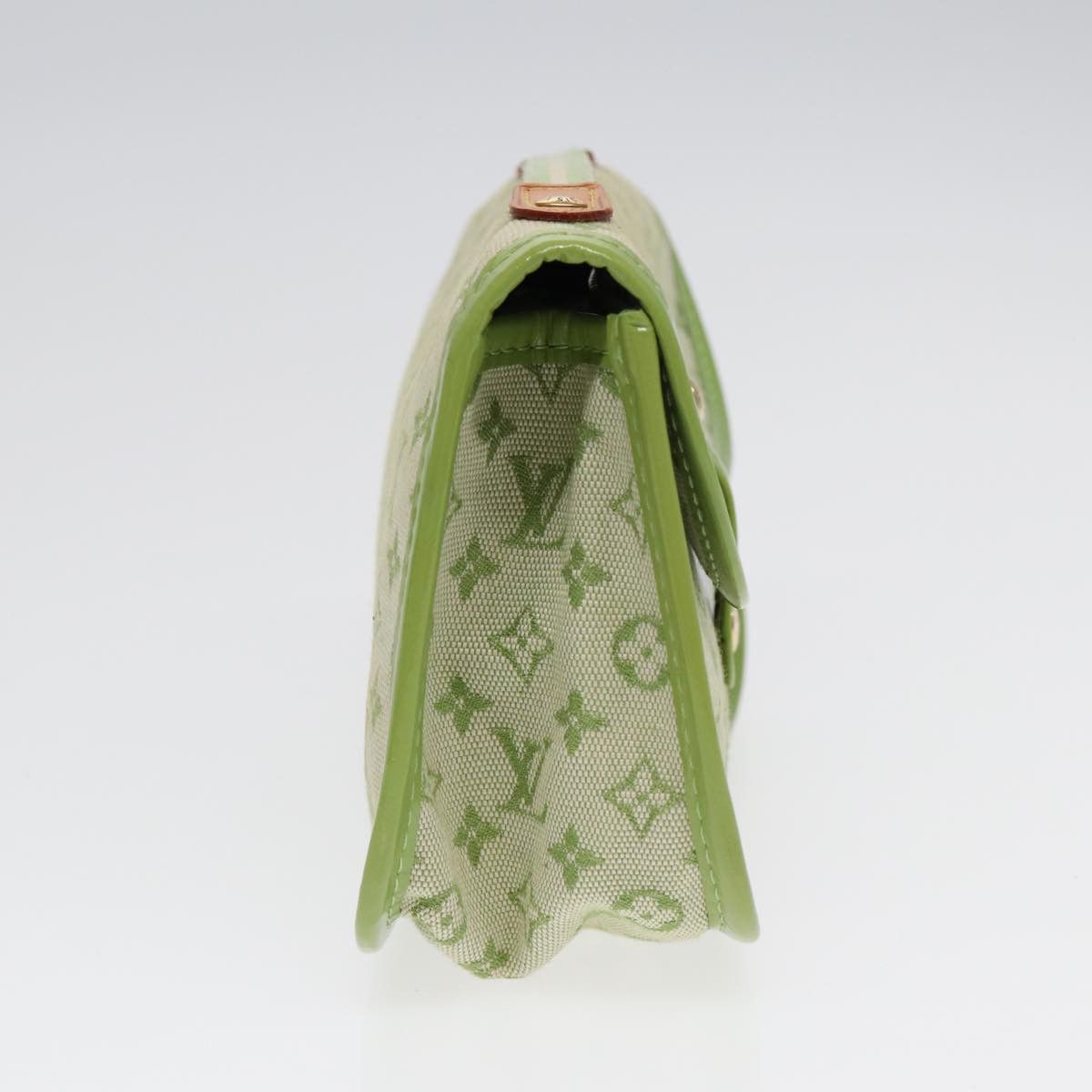 Louis Vuitton Marie Green Canvas Clutch Bag (Pre-Owned) Size ONE SIZE - 3 Thumbnail