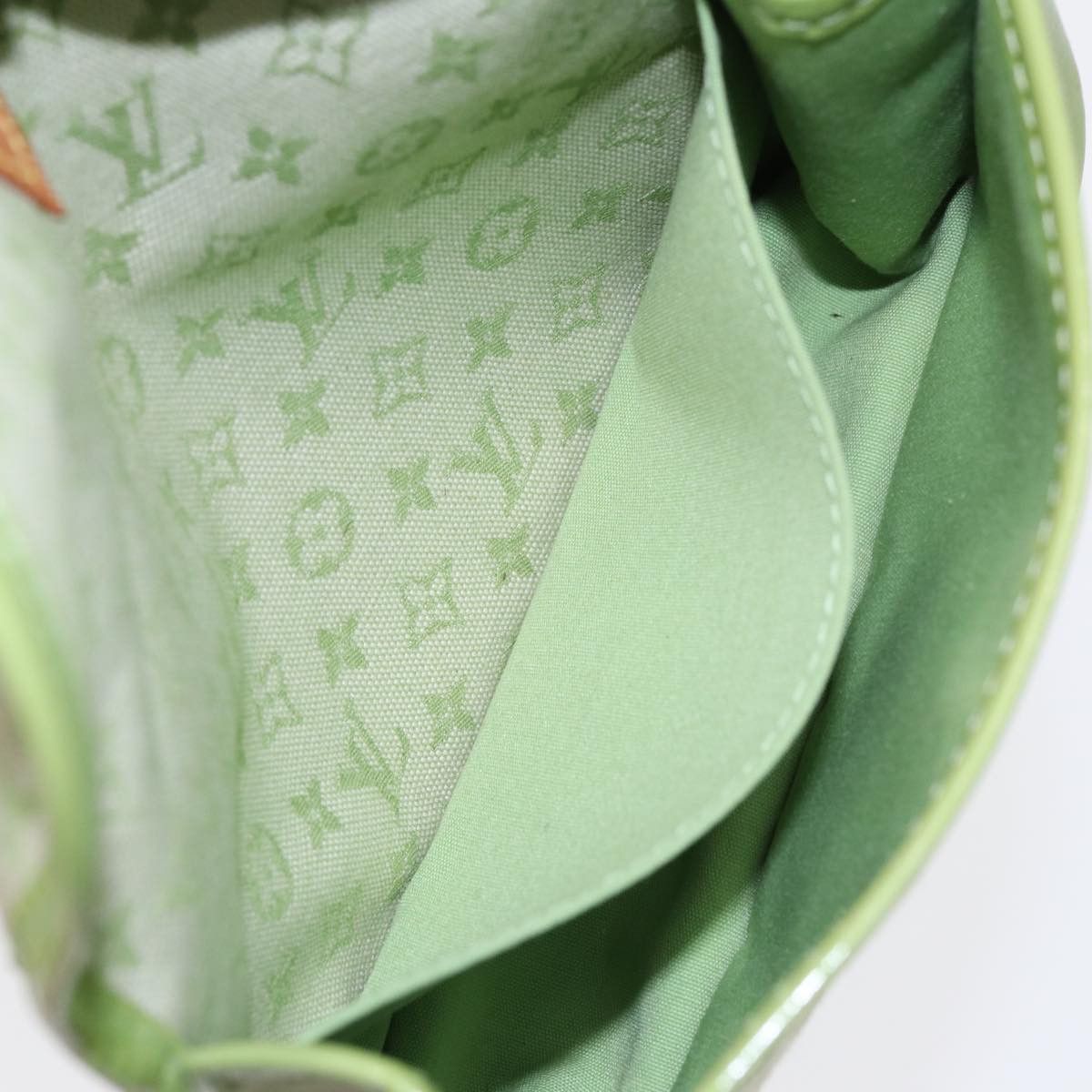 Louis Vuitton Marie Green Canvas Clutch Bag (Pre-Owned) Size ONE SIZE - 16 Thumbnail
