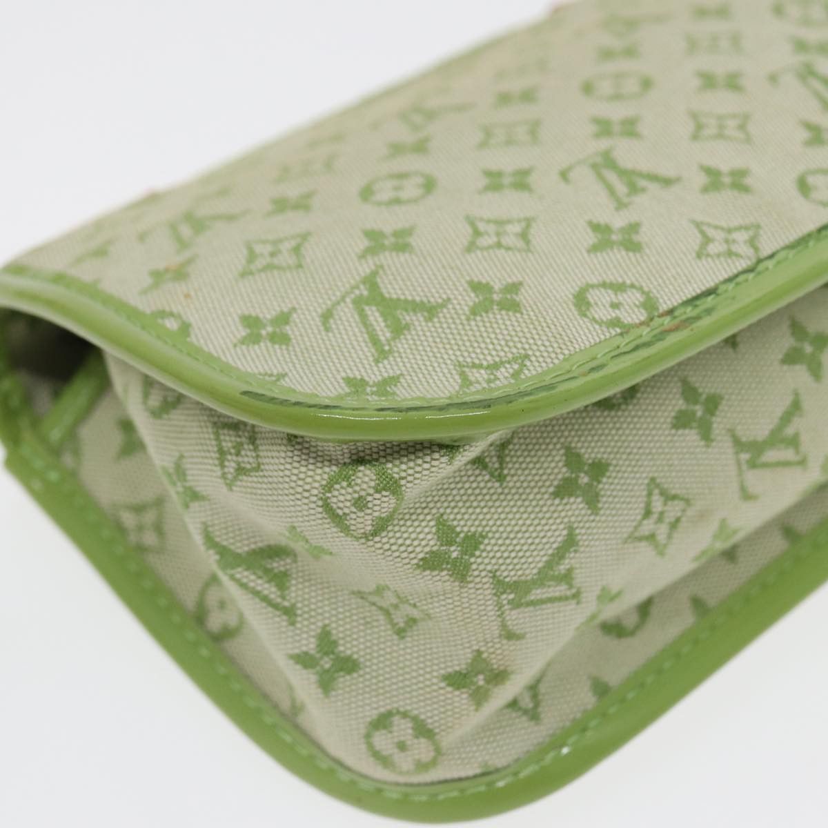 Louis Vuitton Marie Green Canvas Clutch Bag (Pre-Owned) Size ONE SIZE - 7 Thumbnail