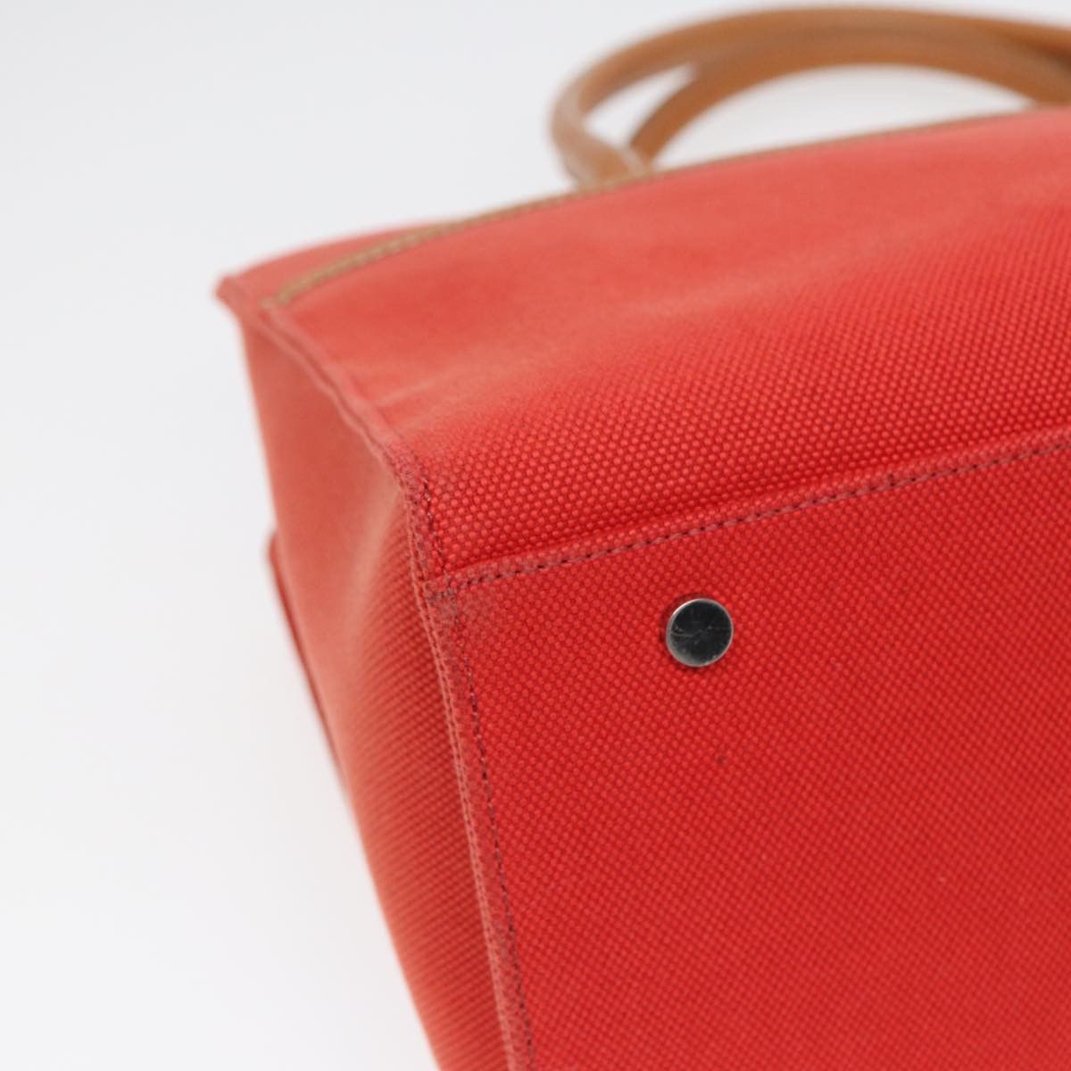 Burberry Orange Canvas Handbag (Pre-Owned) Size ONE SIZE - 8 Thumbnail