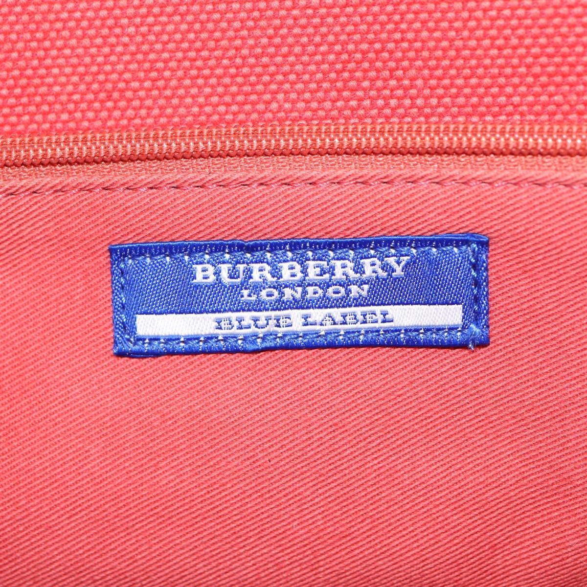 Burberry Orange Canvas Handbag (Pre-Owned) Size ONE SIZE - 14 Thumbnail
