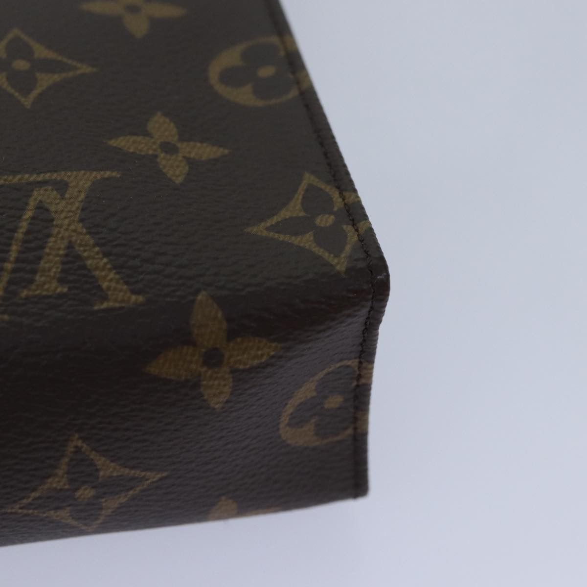 Louis Vuitton Poche Toilette Brown Canvas Clutch Bag (Pre-Owned) Size ONE SIZE - 5 Thumbnail