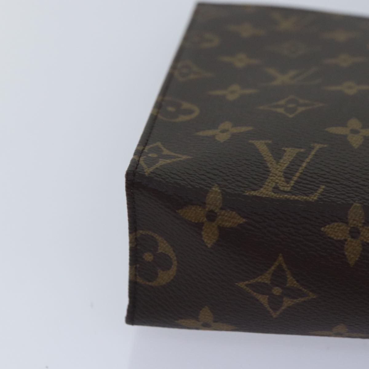 Louis Vuitton Poche Toilette Brown Canvas Clutch Bag (Pre-Owned) Size ONE SIZE - 8 Thumbnail