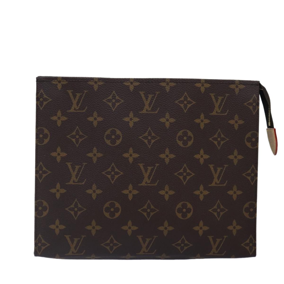 Louis Vuitton Poche Toilette Brown Canvas Clutch Bag (Pre-Owned) Size ONE SIZE - 13 Thumbnail