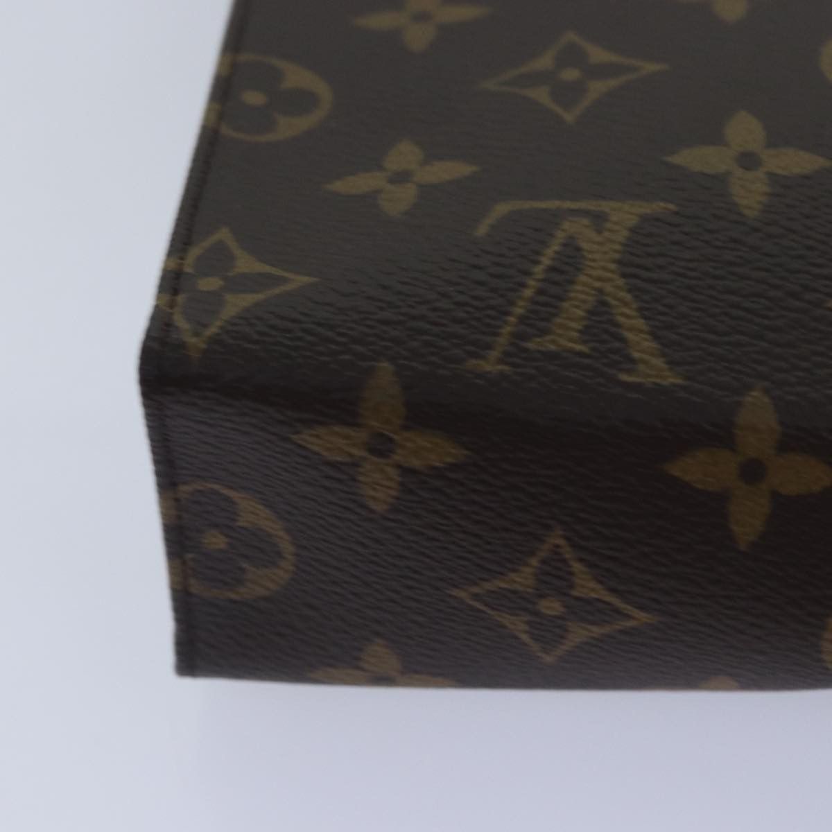 Louis Vuitton Poche Toilette Brown Canvas Clutch Bag (Pre-Owned) Size ONE SIZE - 6 Thumbnail