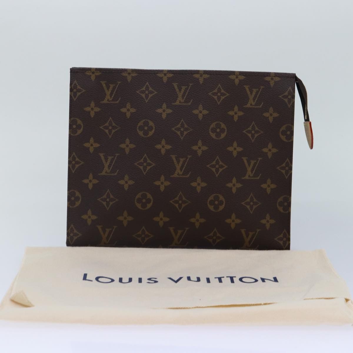 Louis Vuitton Poche Toilette Brown Canvas Clutch Bag (Pre-Owned) Size ONE SIZE - 12 Thumbnail