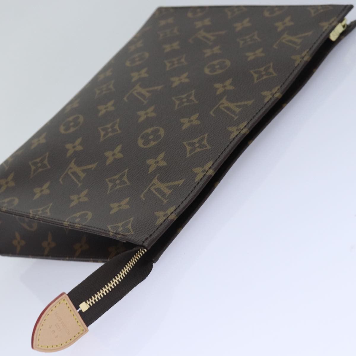 Louis Vuitton Poche Toilette Brown Canvas Clutch Bag (Pre-Owned) Size ONE SIZE - 14 Thumbnail