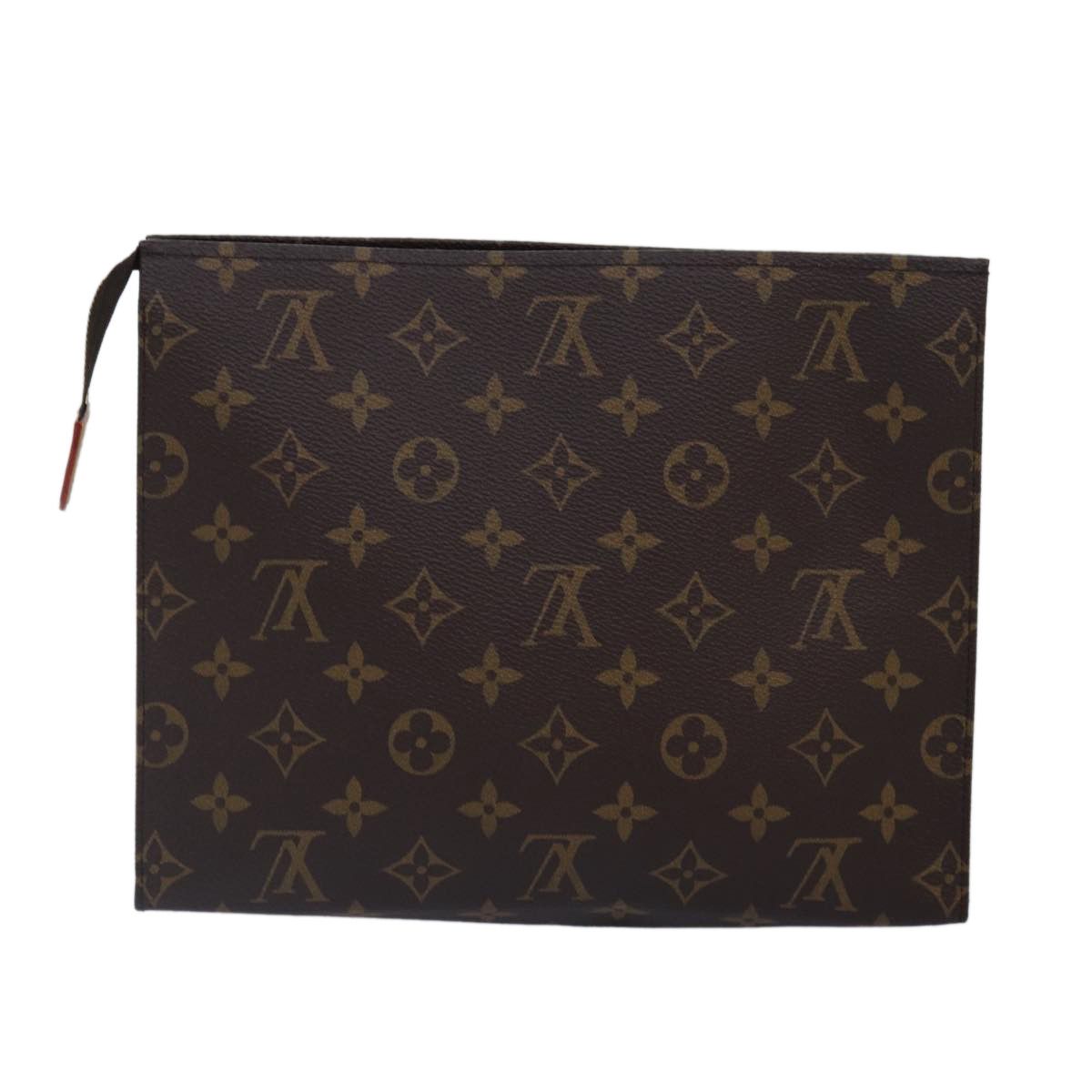 Louis Vuitton Poche Toilette Brown Canvas Clutch Bag (Pre-Owned) Size ONE SIZE - 2 Thumbnail