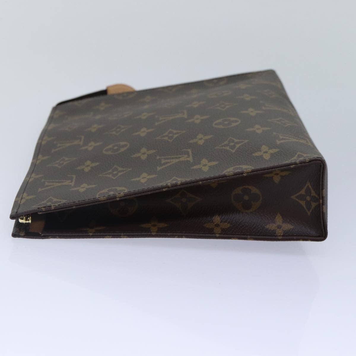 Louis Vuitton Poche Toilette Brown Canvas Clutch Bag (Pre-Owned) Size ONE SIZE - 3 Thumbnail