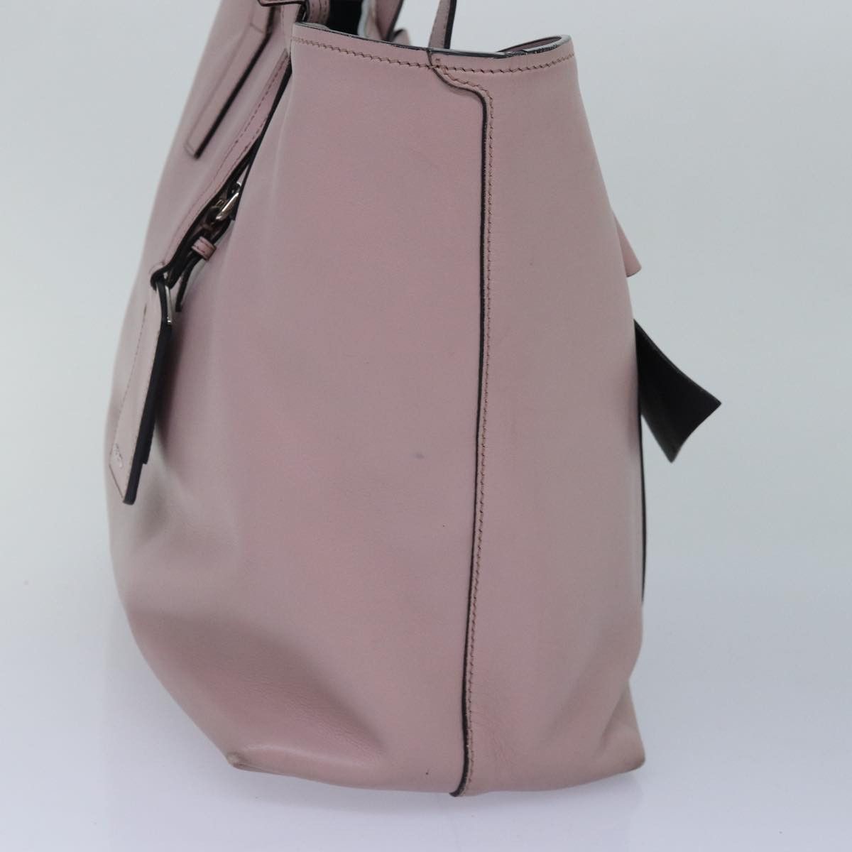 Prada Ribbon Pink Leather Tote Bag (Pre-Owned) Size ONE SIZE - 3 Thumbnail