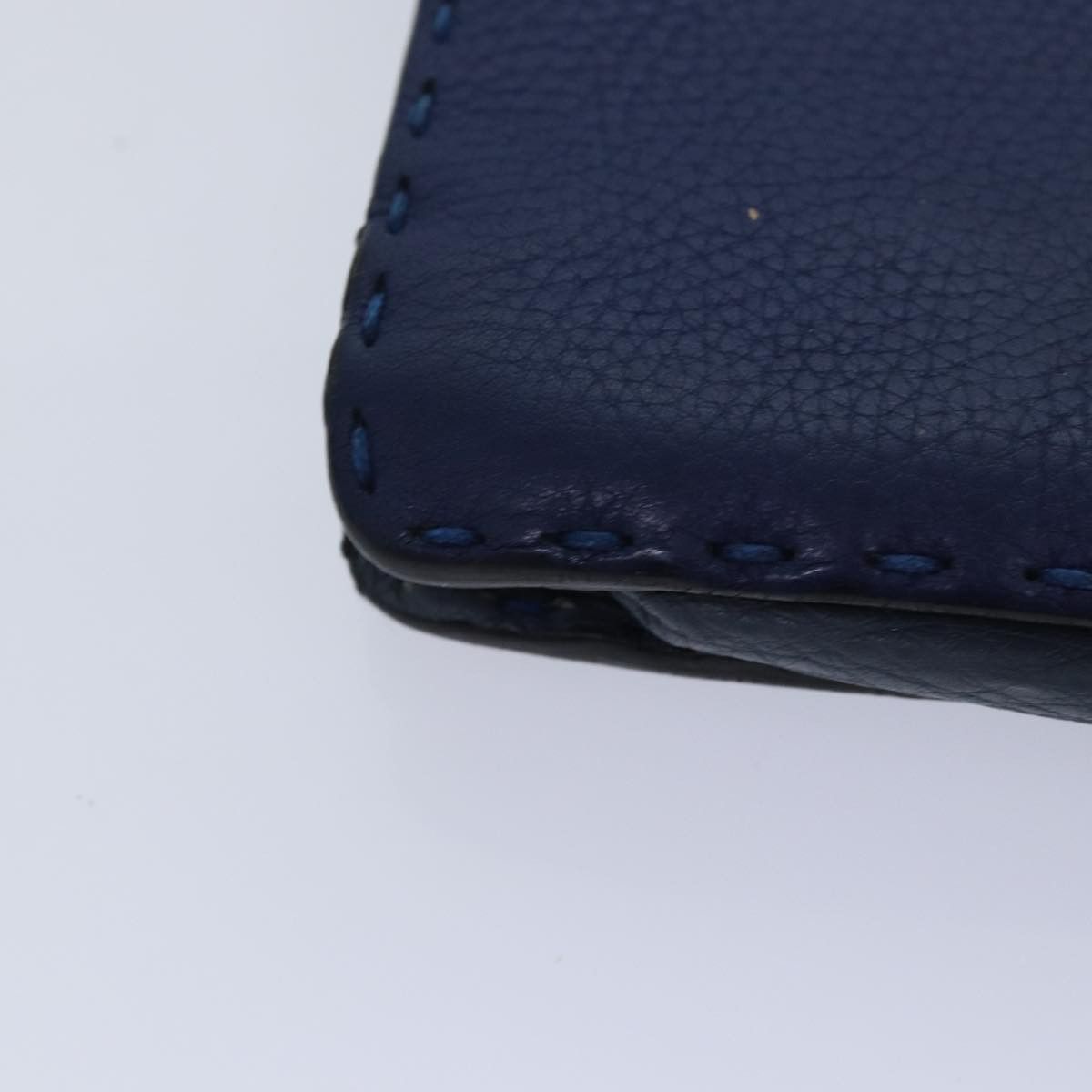 Fendi Selleria Blue Leather Clutch Bag (Pre-Owned) Size ONE SIZE - 5 Thumbnail